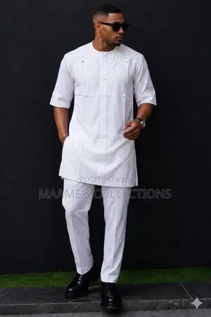 Handmade African Dashiki Kaftan Top and Down Set