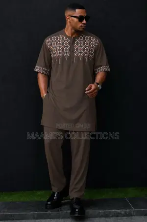 Handmade African Dashiki Kaftan Top and Down Set