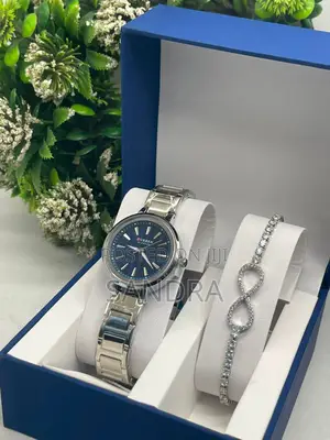 Curren 2-in-1 Ladies Watch Bracelet Set