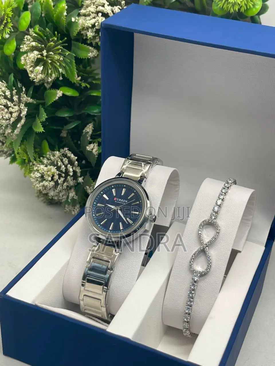 Curren 2-in-1 Ladies Watch Bracelet Set