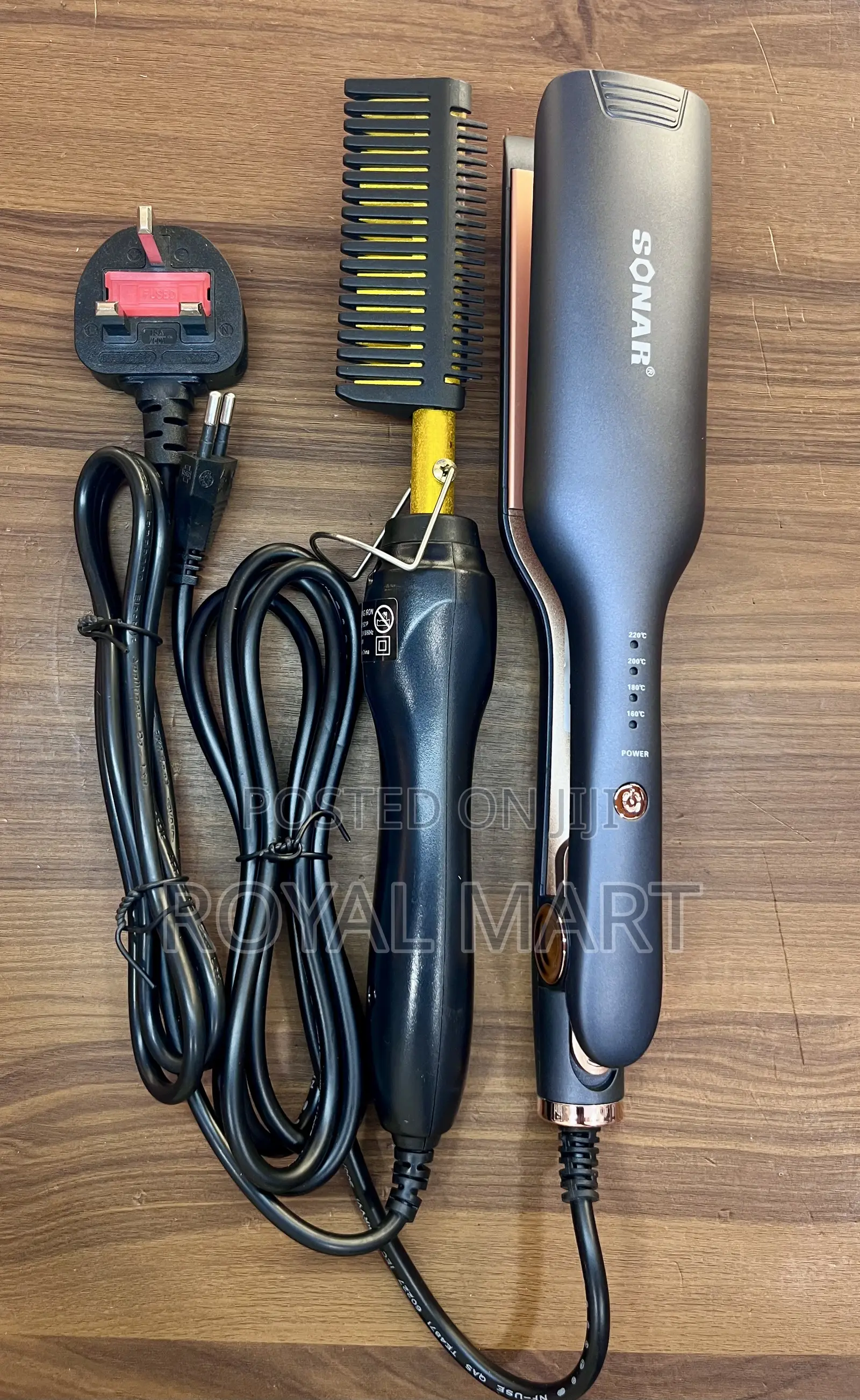 Ladies Hotcomb and Hair Straightener