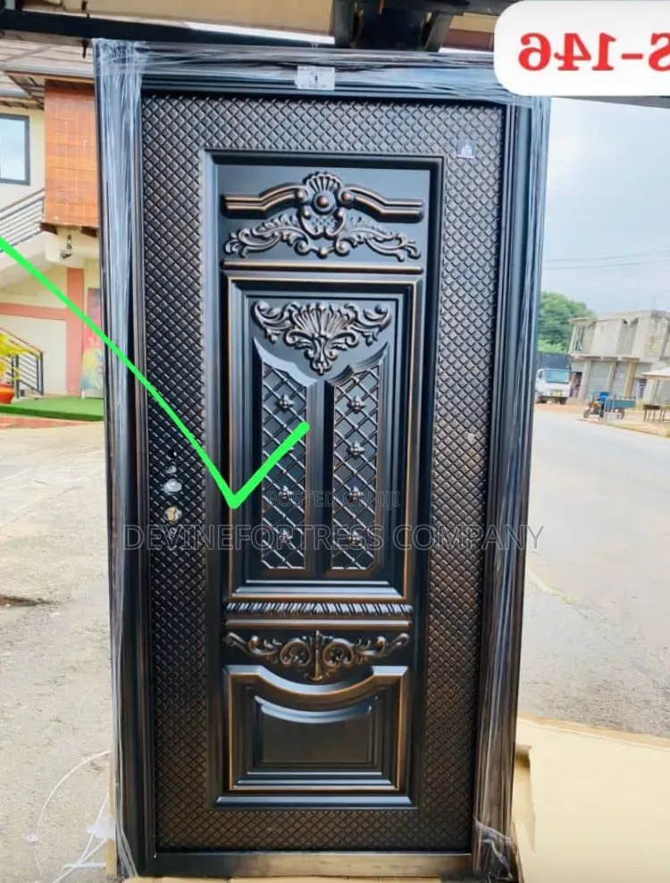 Executive and Affordable Sed Anti Rust Single Door Brown//Black Color