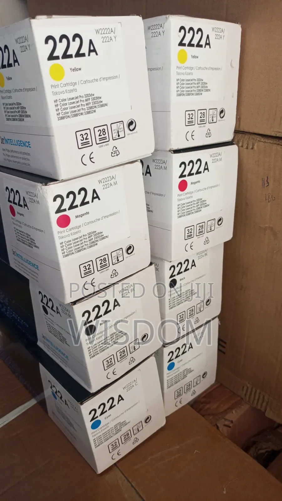 222 Color Hp Toner (Grade)