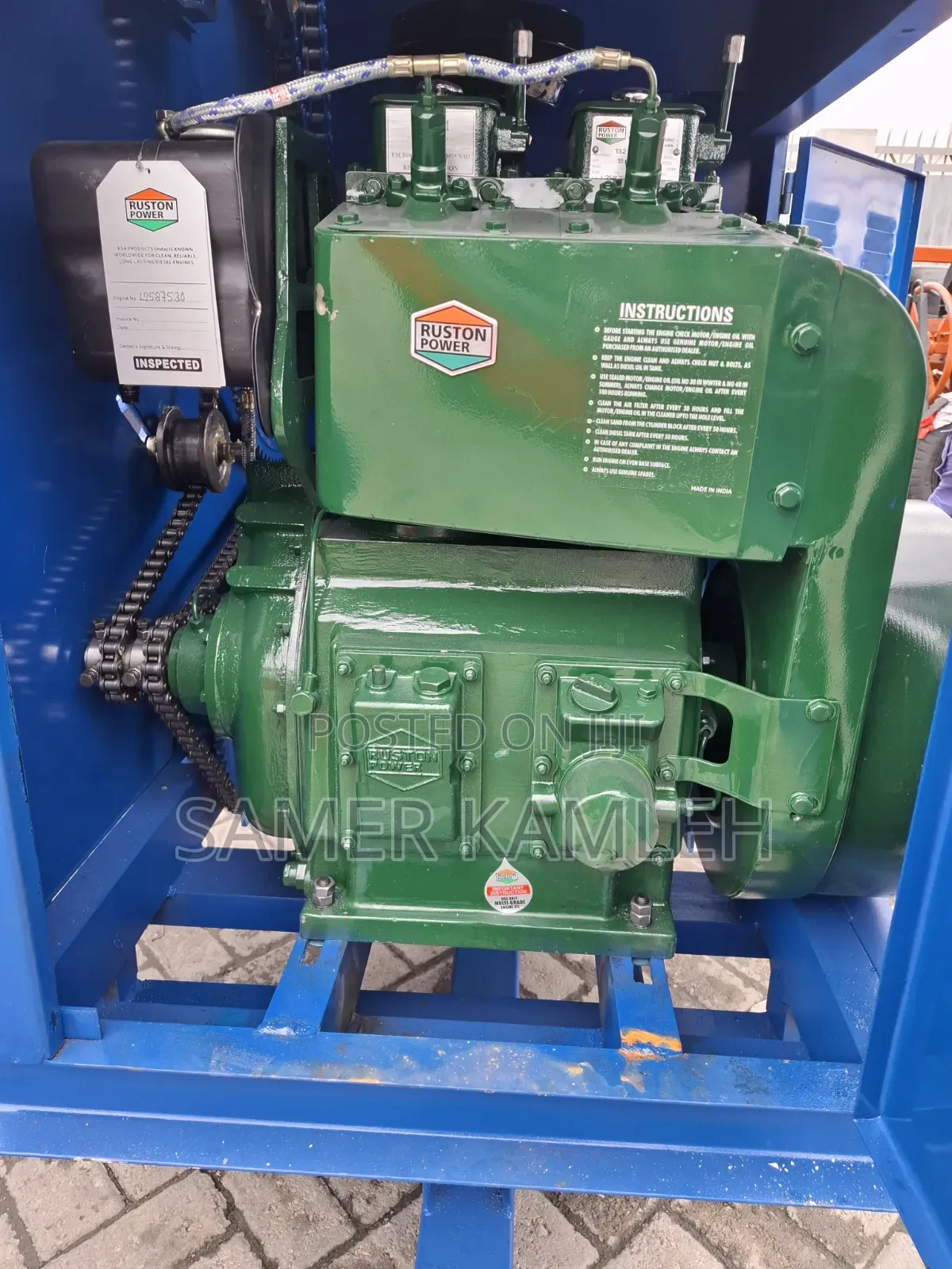 Self Load Concrete Mixer