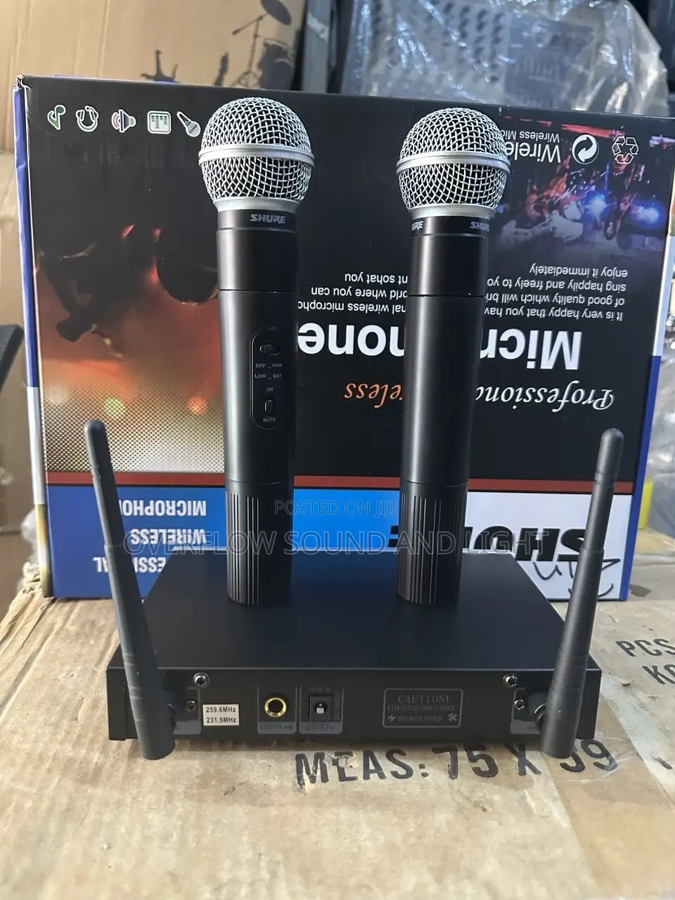 Shure v-3300 2 in 1 Wireless Microphone