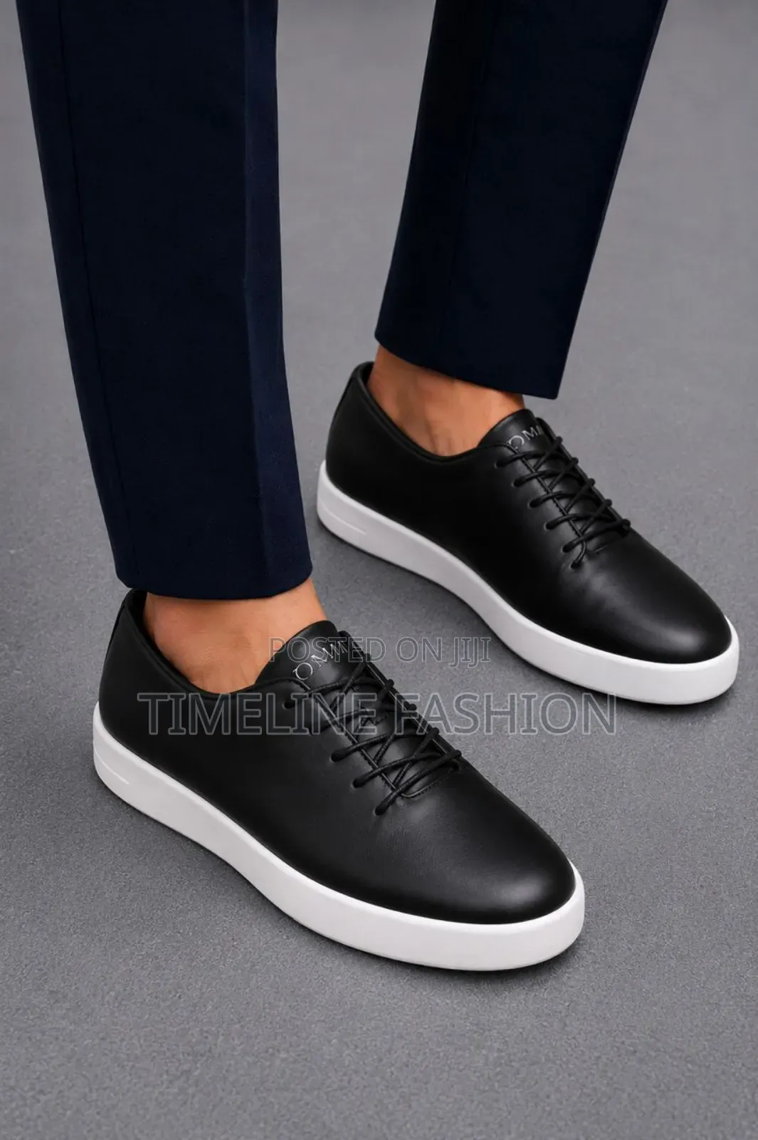 Tommy Classic Men's Durable Leather Sneakers