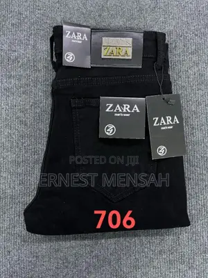Plain Black Jeans