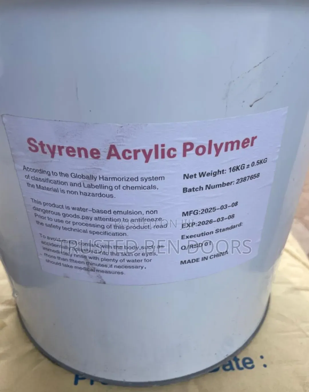 Concrete Stamp Vanish 16kg for Concrete Works