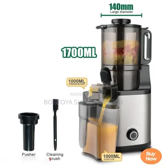 Slow Juicer High Yield 300 Watts Wide Chute