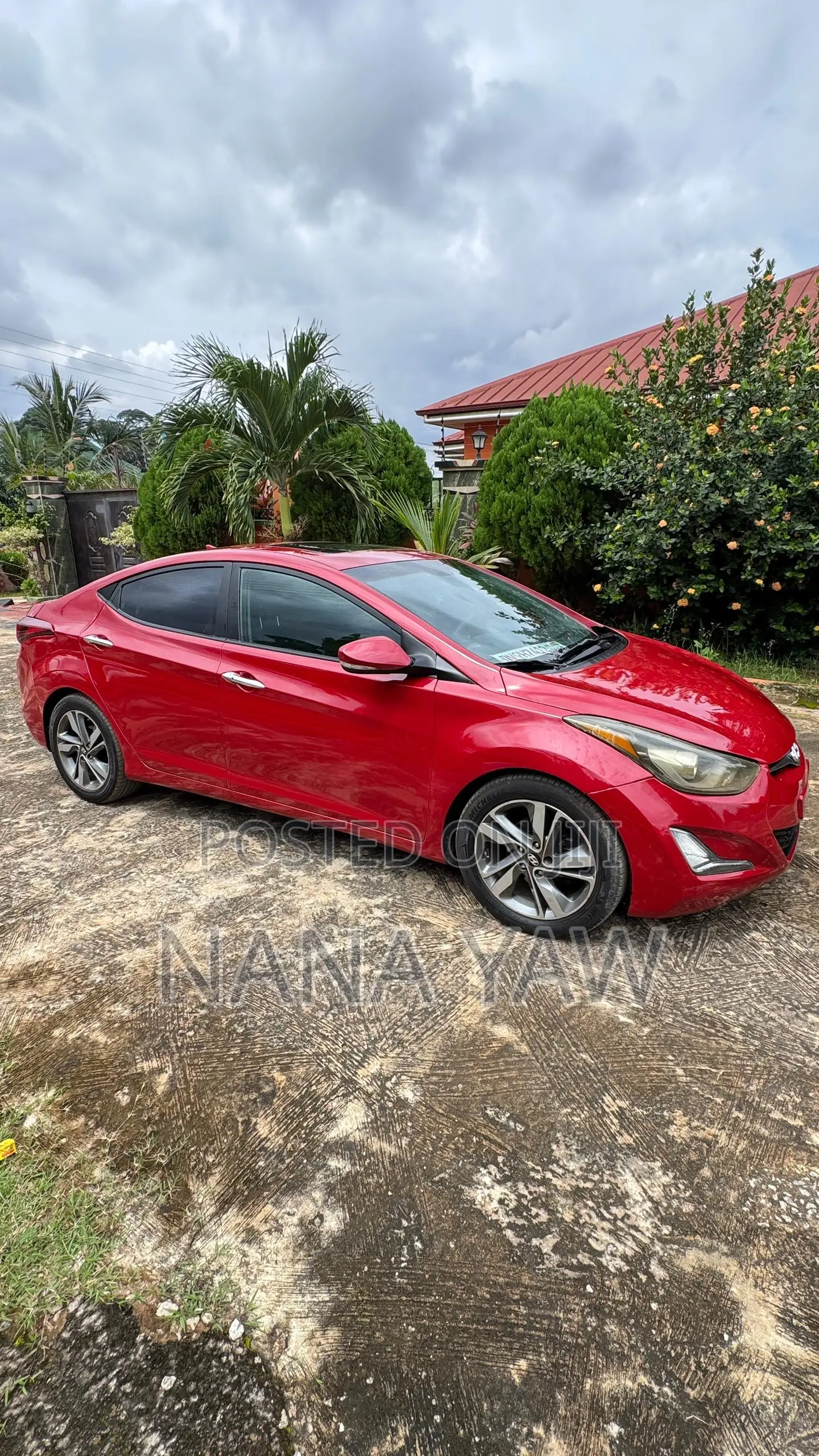Hyundai Elantra Limited 4dr Sedan (1.8L 4cyl 6A) 2015 Red