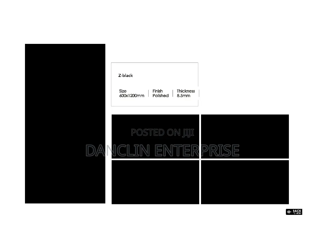 Plain Black 60x120