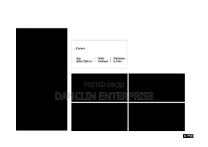 Plain Black 60x120