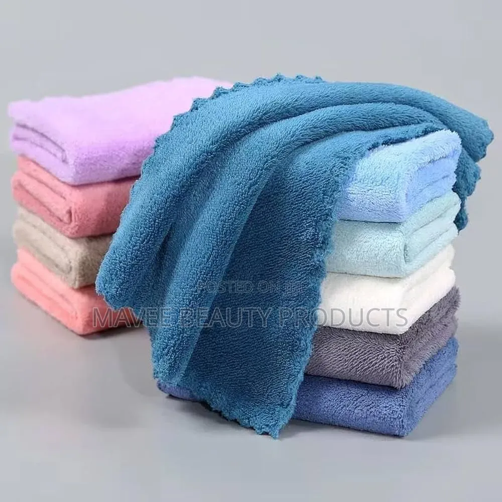 Fluffy Face Towels / Napkins(12 Pieces)