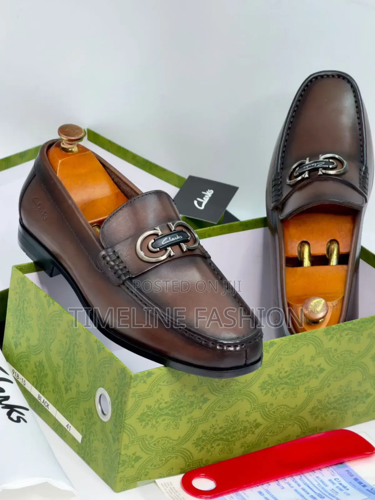 Clark's Coffee Brown Gents Leather Shoes