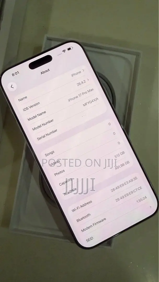 Apple iPhone 17 Pro Max 512 GB Silver