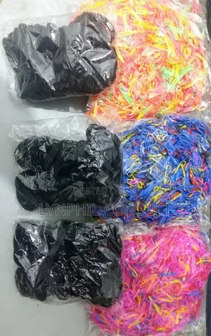 Hair Ties(Plastic and Cotton) for Toddlers and Adults