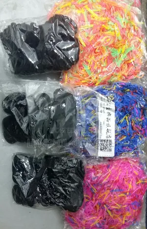 Hair Ties(Plastic and Cotton) for Toddlers and Adults