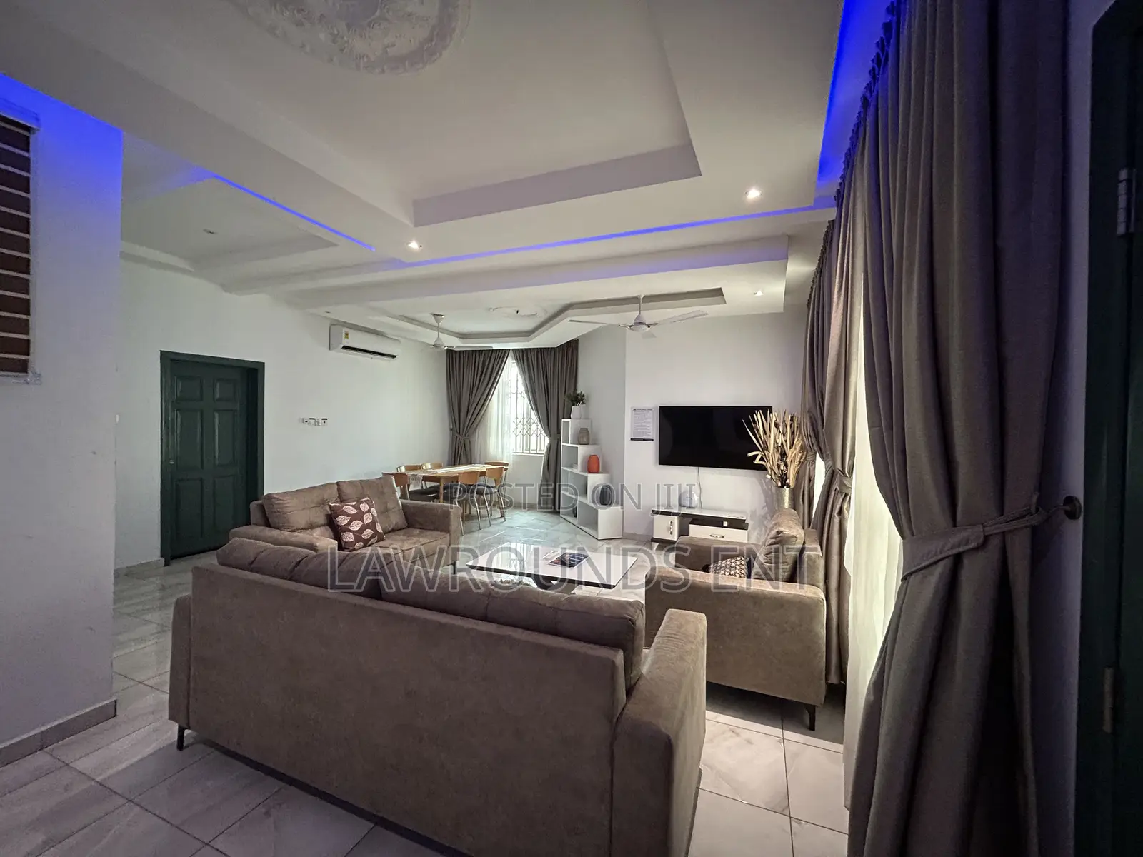 Furnished 3bdrm Apartment in Lawrounds Agency, Tema Metropolitan