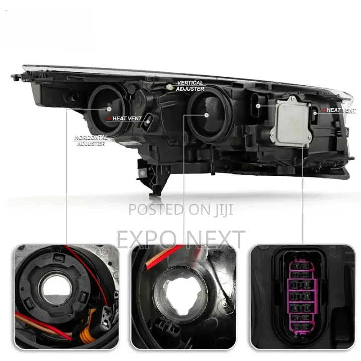 Ford Escape 2017 Chrome Plated Halogen Led Headlight