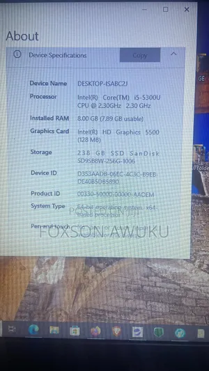 Laptop Dell Latitude 12 E5250 8GB Intel Core i5 SSD 256GB