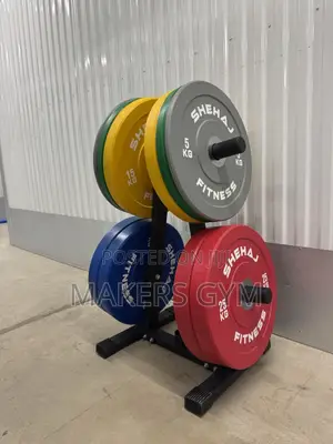 Olympic Plate Rack( Only)Black