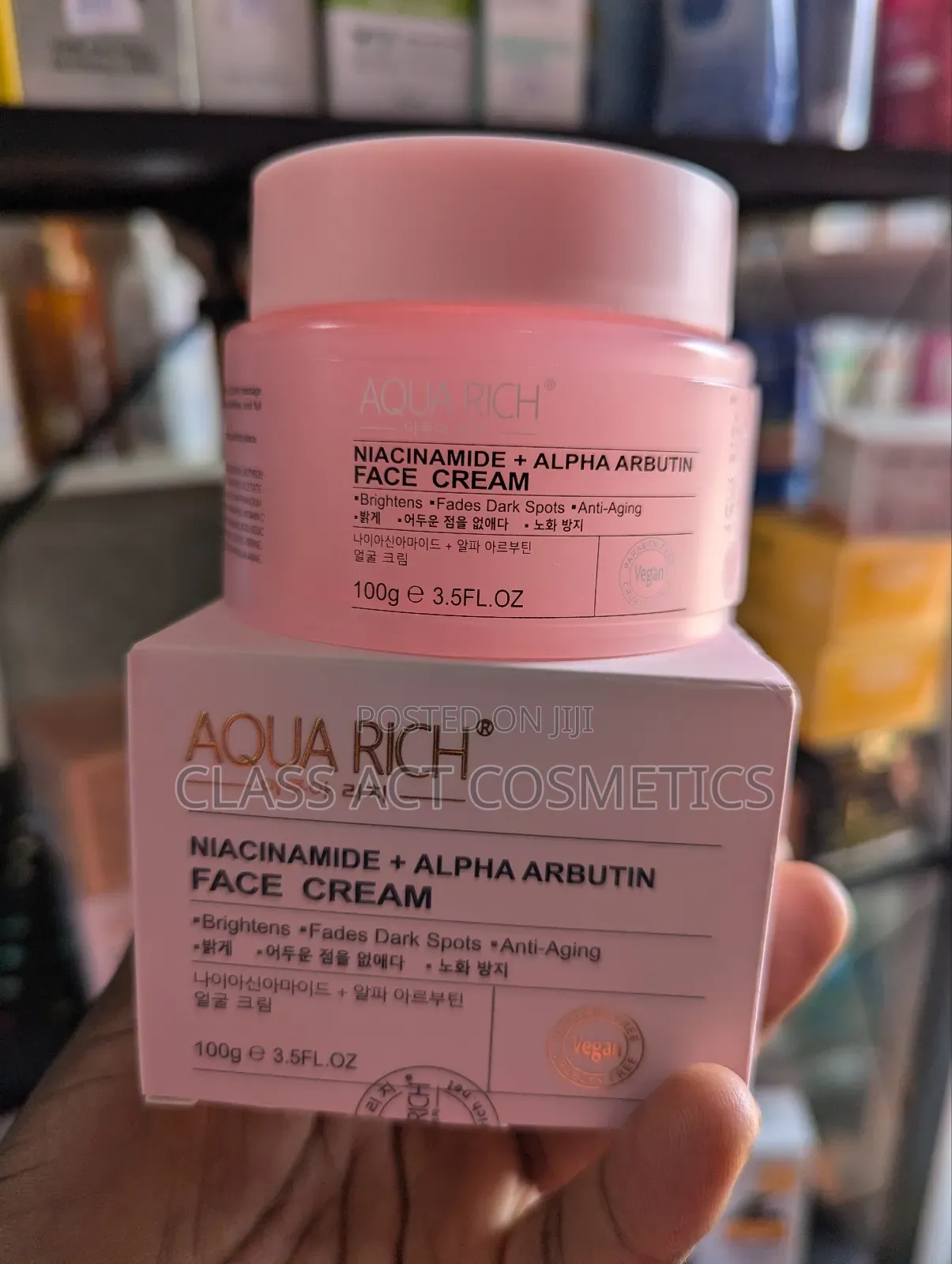 Aqua Rich Niacinamide+ Alpha Arbutin Face Cream