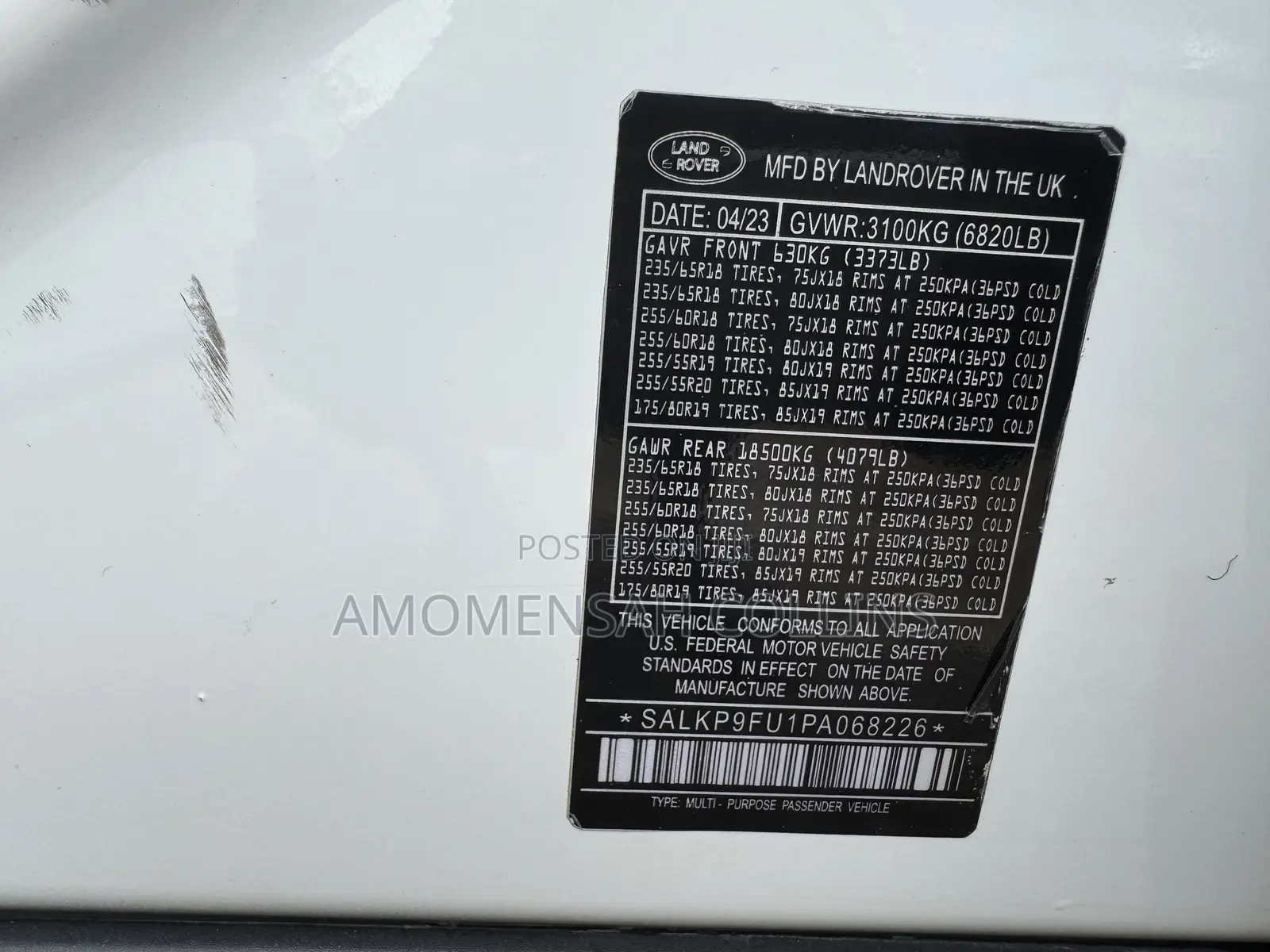 New Land Rover Range Rover Autobiography LWB 2023 White