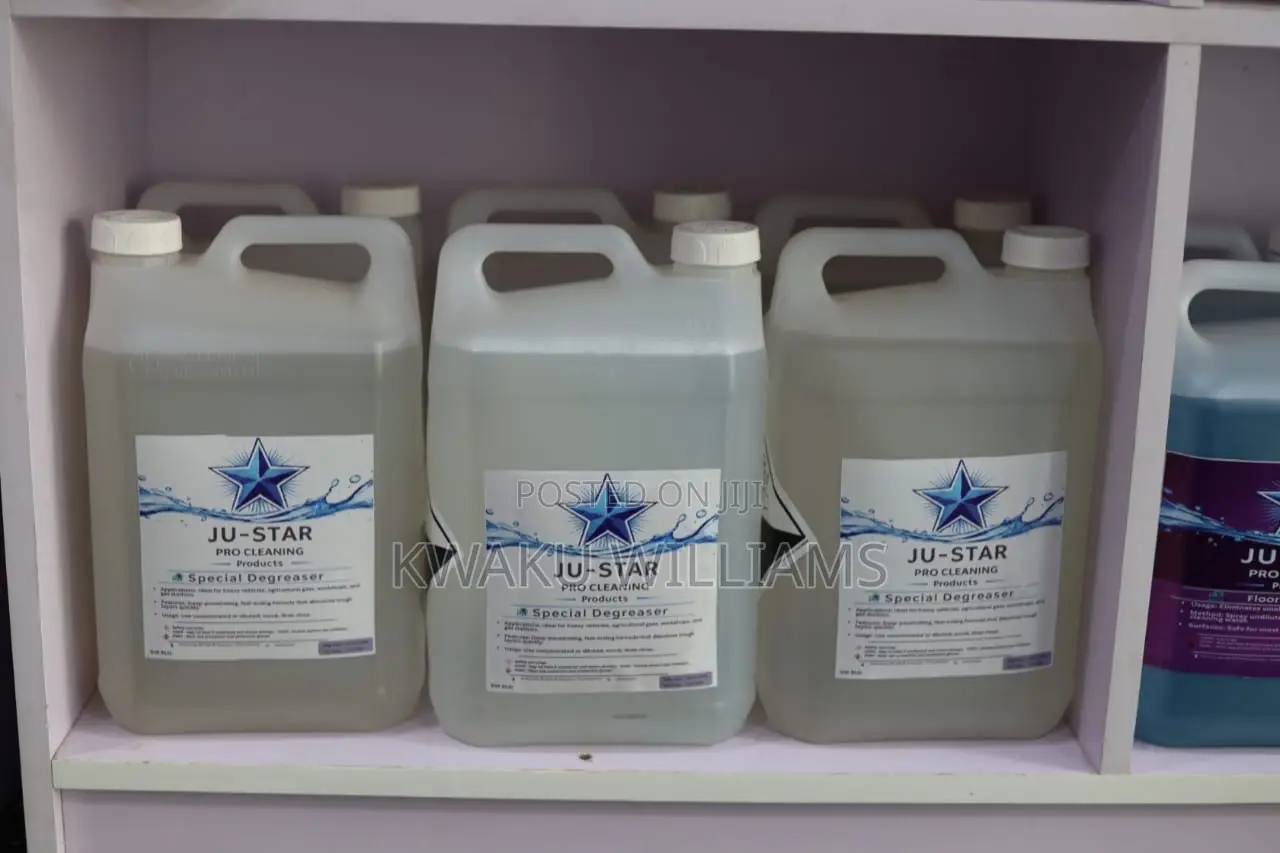 Ju-Star Antibacterial, Anti Rust, Special Drain, Special Degreaser Etc
