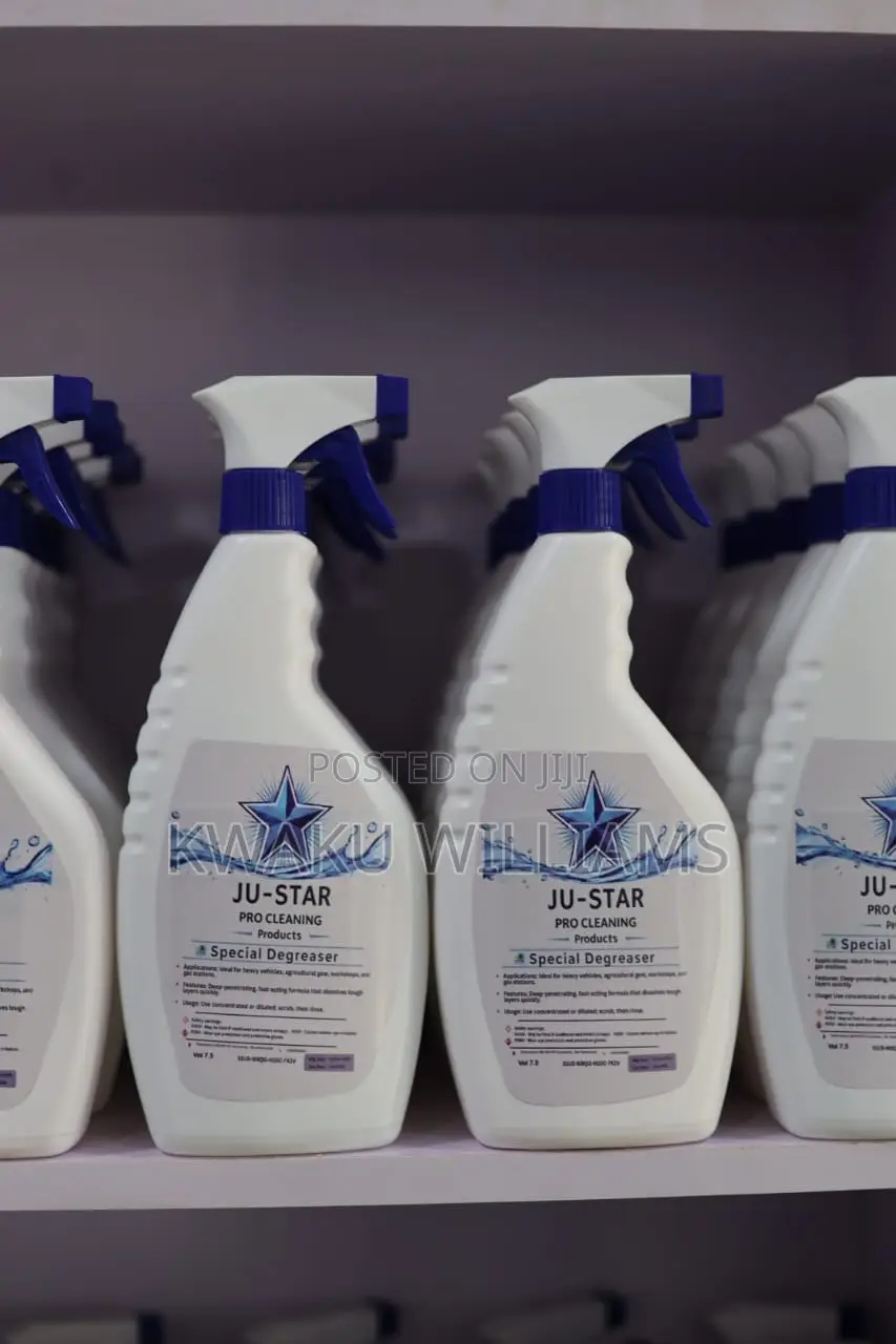 Ju-Star Antibacterial, Anti Rust, Special Drain, Special Degreaser Etc