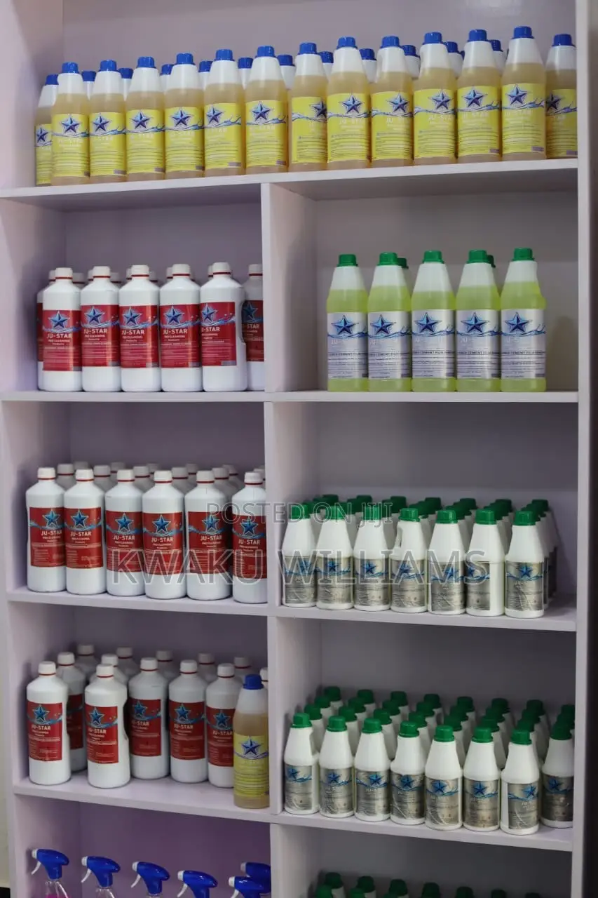 Ju-Star Antibacterial, Anti Rust, Special Drain, Special Degreaser Etc
