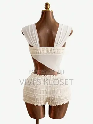 Style Pleated Top, Sheer Fabric Splicing,