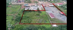 Tittled 14 Plots Block Factory on Dodowa Main Road