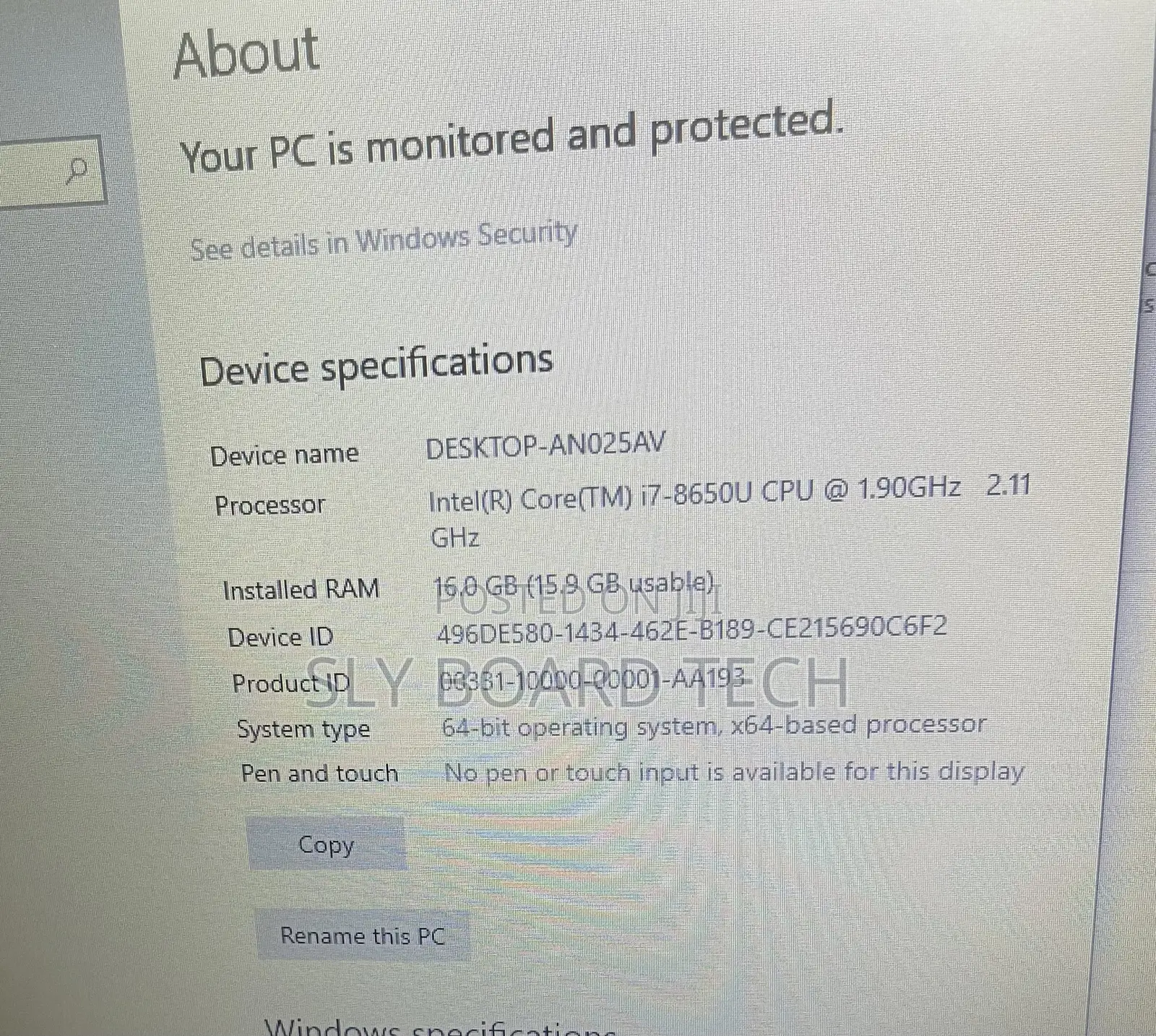 Laptop Dell Latitude 5590 16GB Intel Core i7 SSD 256GB