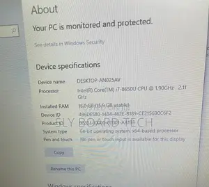 Laptop Dell Latitude 5590 16GB Intel Core i7 SSD 256GB