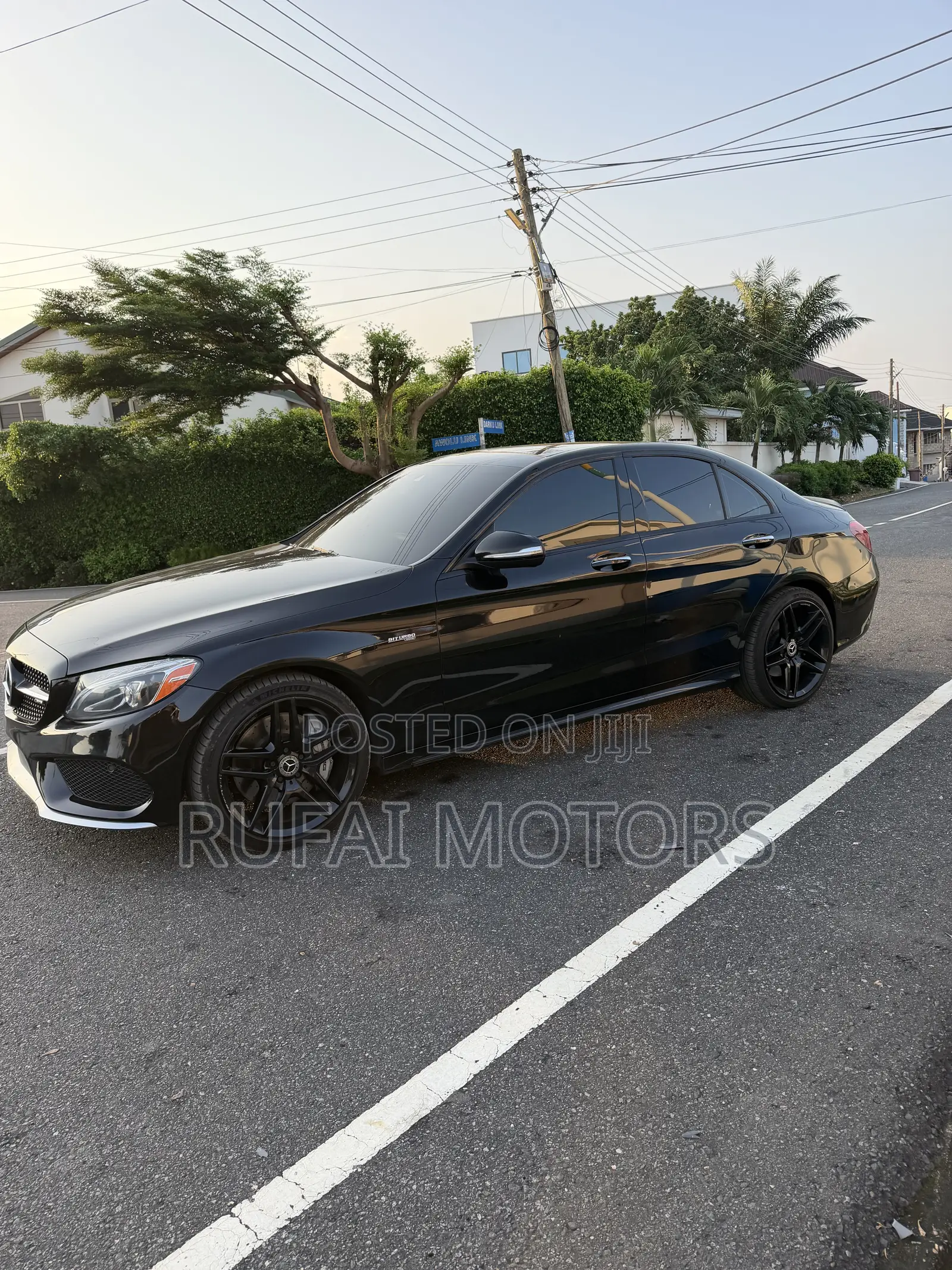 Mercedes-Benz C43 4Matic Sedan AWD (3.0L V6 9AM) 2017 Black
