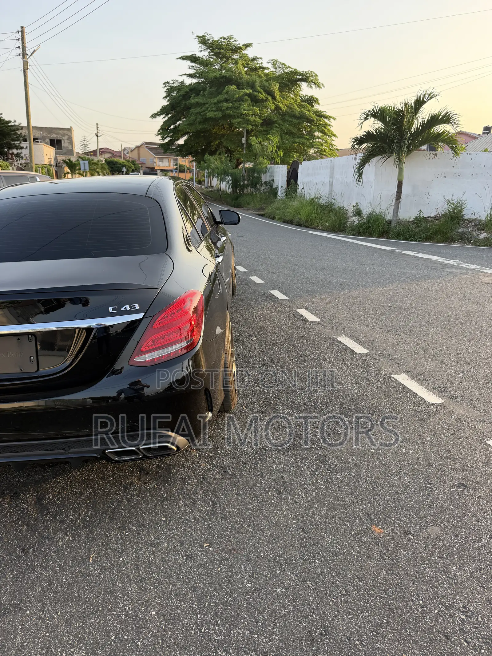 Mercedes-Benz C43 4Matic Sedan AWD (3.0L V6 9AM) 2017 Black