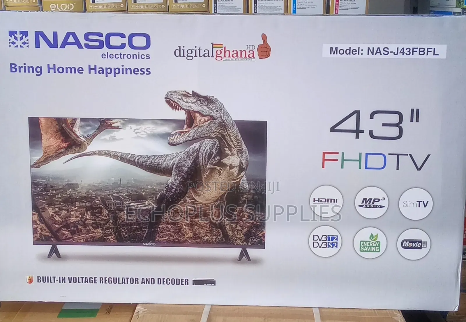 Nasco 43" Tv/Satellite