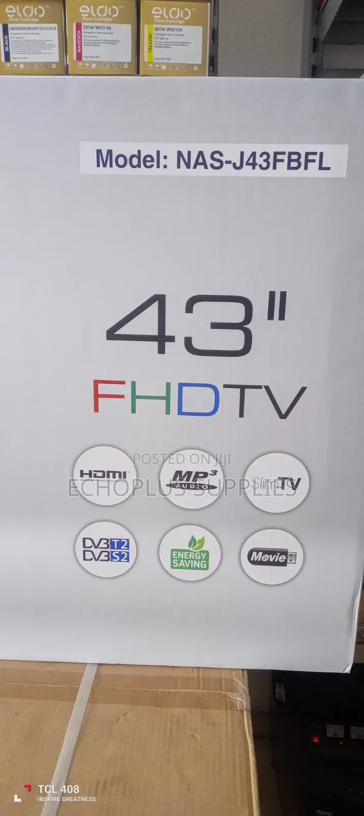 Nasco 43" Tv/Satellite