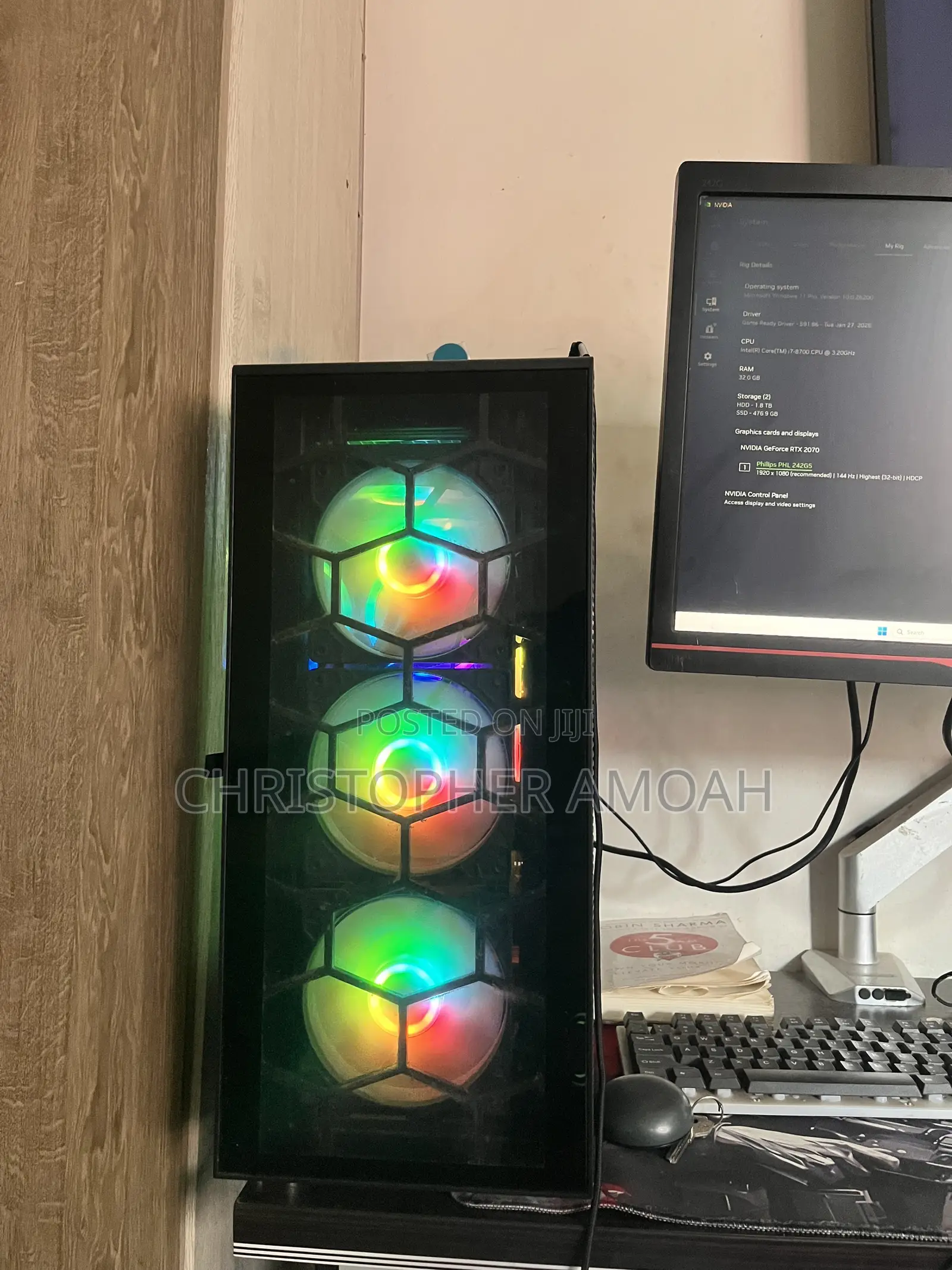 Desktop Computer 32GB Intel Core i7 HDD+SSD 2T