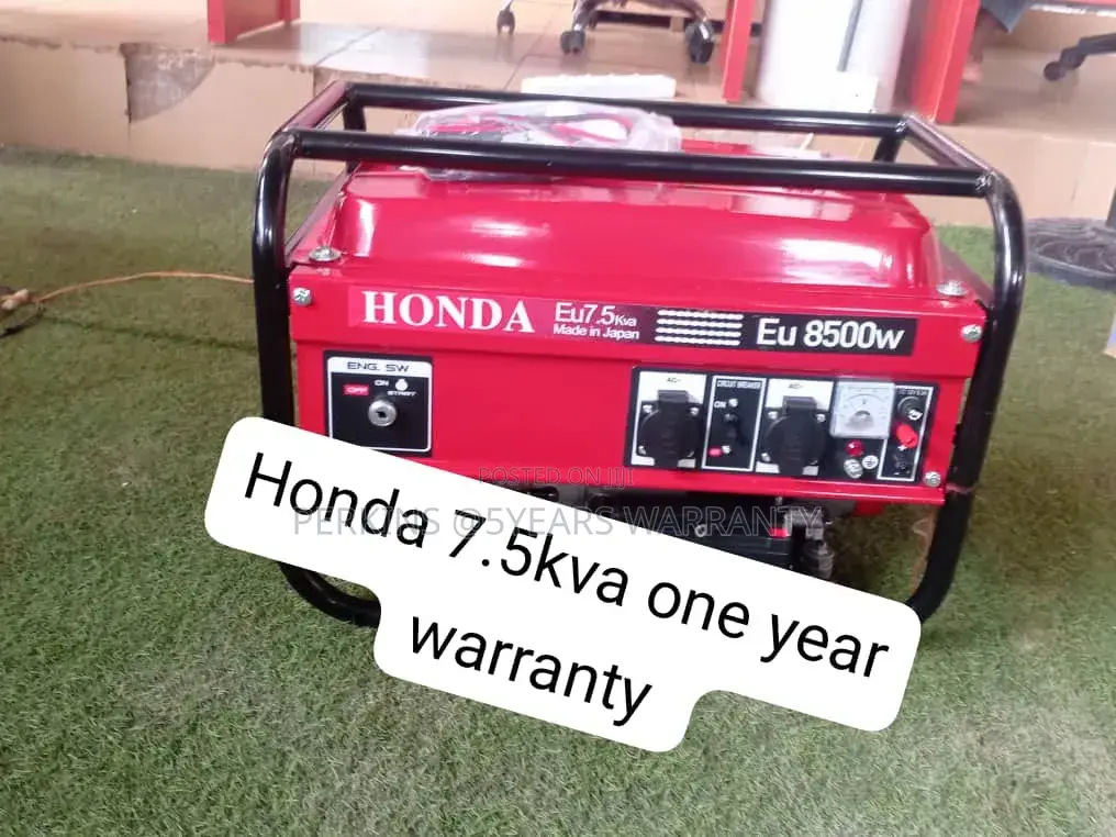 Honda 7.5kva Generator – Long Runtime Stable Output 7.5kva