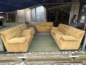 Comfortable Seven Seater Sofa Chair, Slightly Used, Very Comfortable