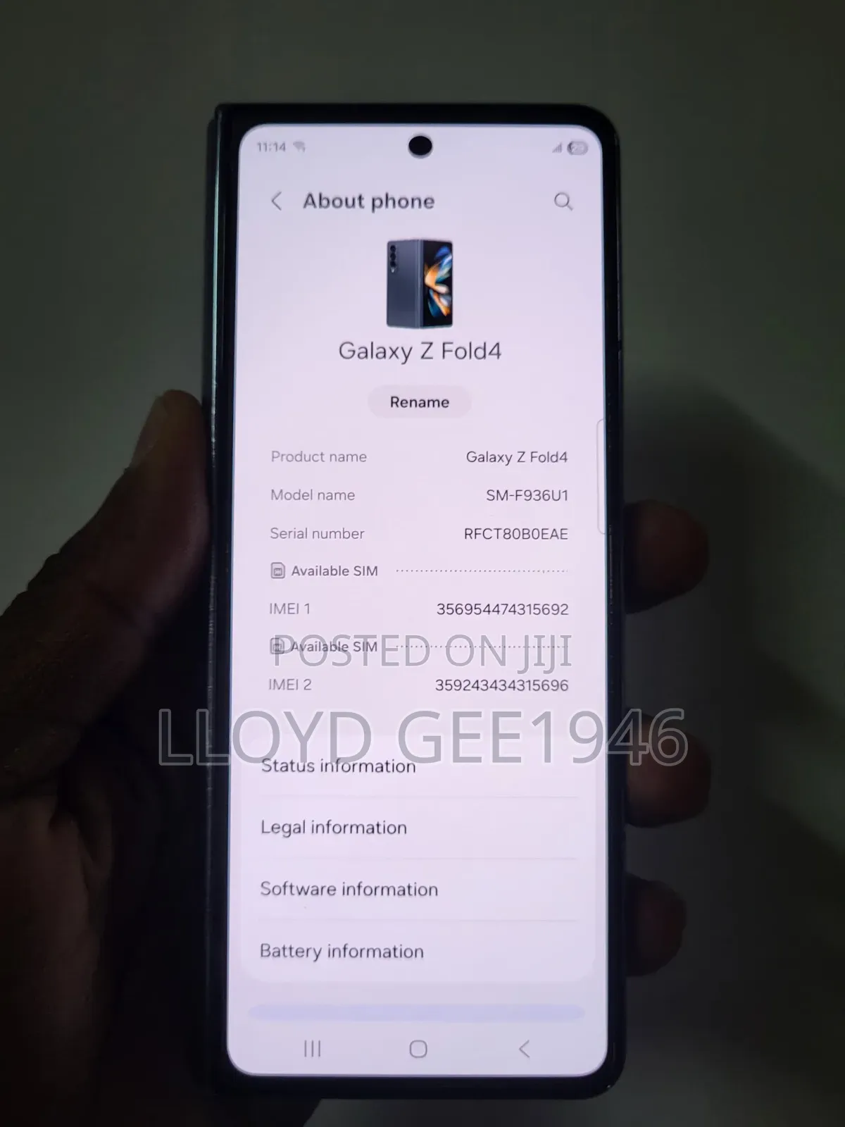 Samsung Galaxy Z Fold4 256 GB Black