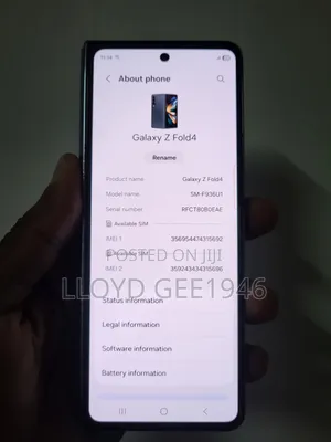 Samsung Galaxy Z Fold4 256 GB Black