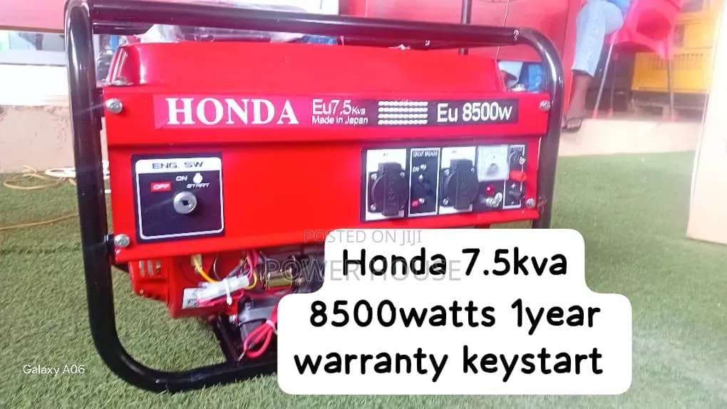 Keep the Lights on With the Honda 7.5kva 8500w Petrol Generator