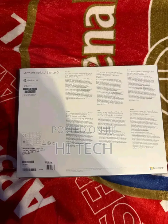 New Laptop Microsoft Surface Laptop Go 2 8GB Intel Core i5 SSD 128GB