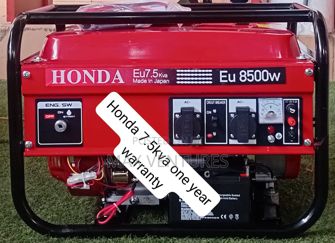 Honda 7.5kva Generator – Built for Homes Businesses7.5kva