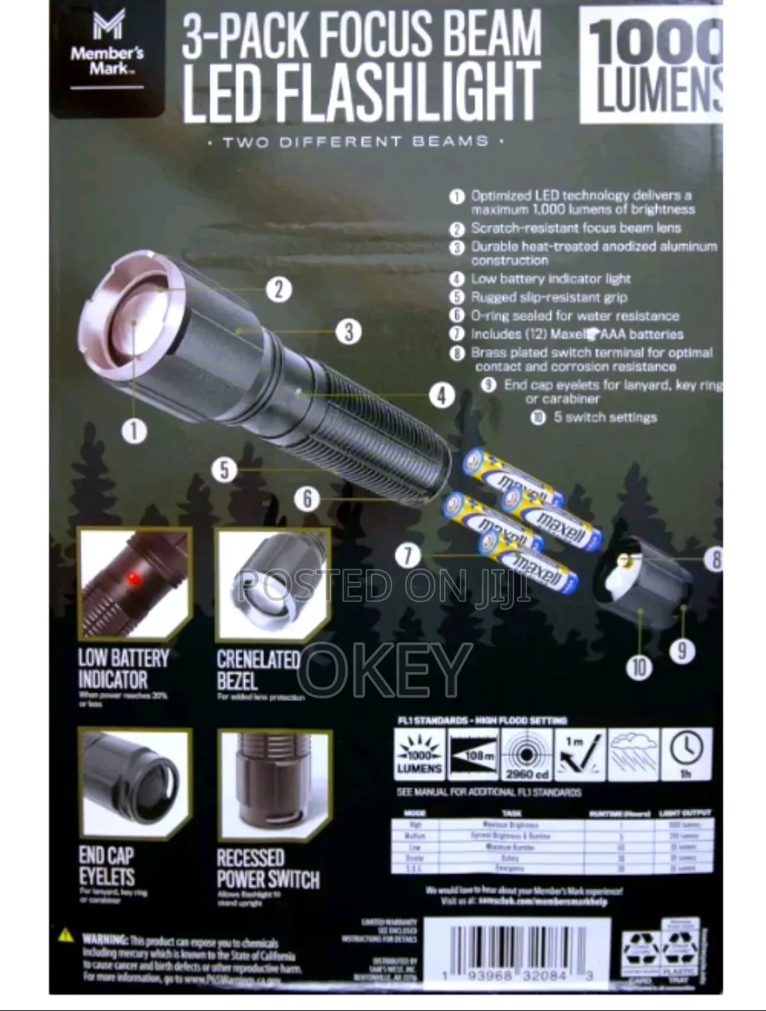Flash Light 1000 Lumens