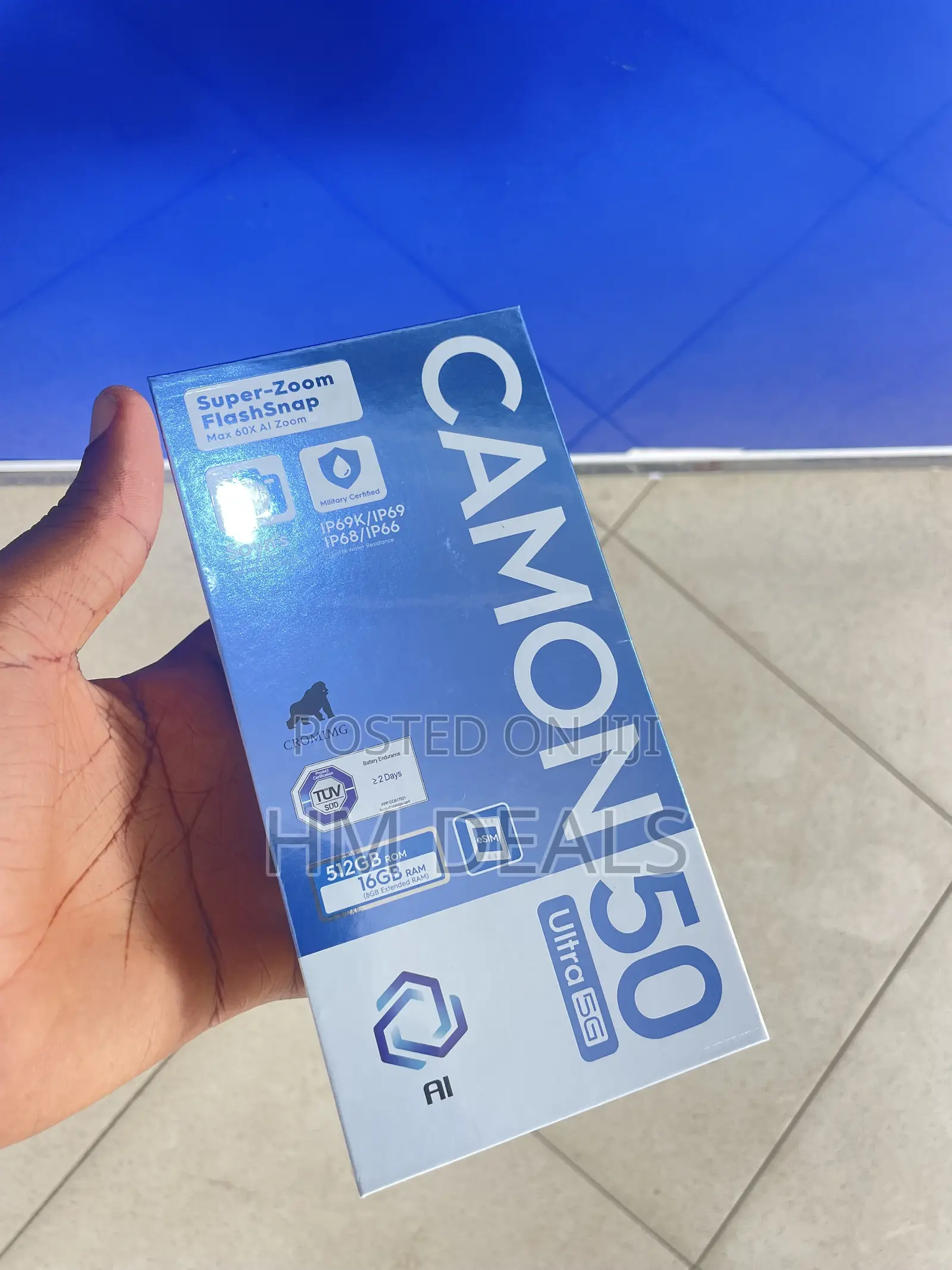 New Tecno Camon 50 Ultra 512 GB Black