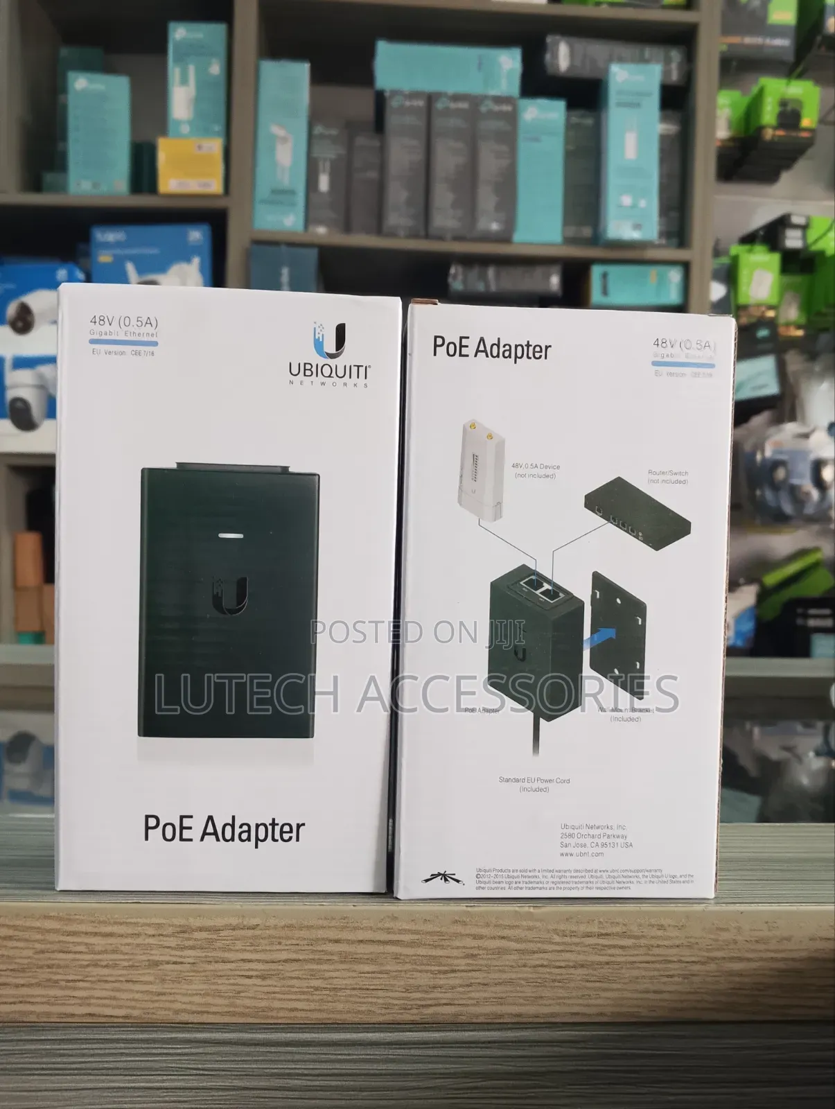 Ubiquiti 48(0.5a) Gigabit Poe Adapter/48v Poe Adapter