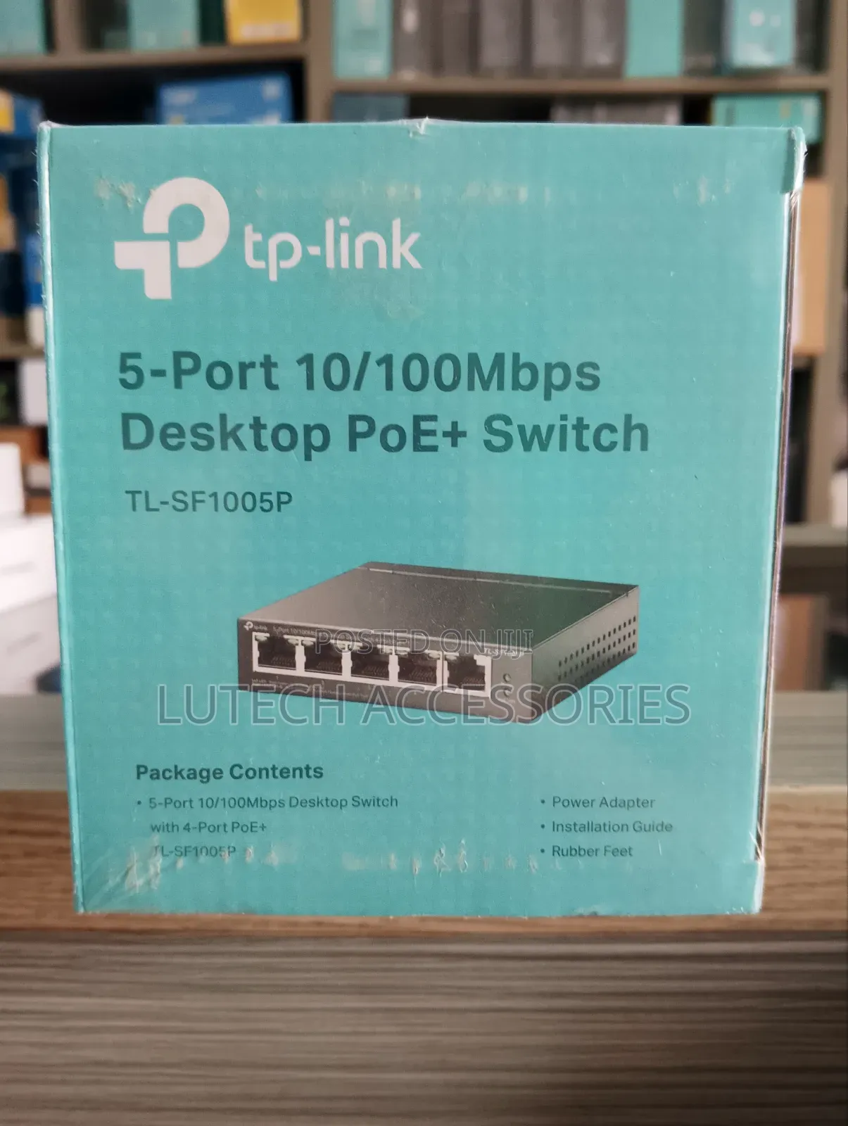 5-Port 10/100mbos Desktop Poe+ Switch (Tl-Sf1005p)